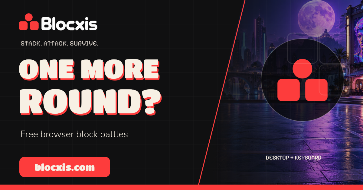 BLOCXIS — Competitive Block Stacking